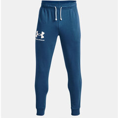 Miesten urheiluhousut Under Armour Rival Terry Jogger Pants M 1361642459, sininen hinta ja tiedot | Miesten urheiluvaatteet | hobbyhall.fi