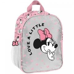 Esikoululaisen reppu Paso Minnie Grey DM22CB-303, 28x22x10 cm hinta ja tiedot | Koulureput ja -laukut | hobbyhall.fi