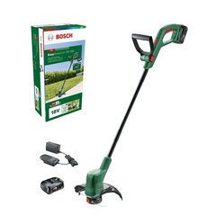 Akkutrimmeri Bosch Easy GrassCut 18V, akuilla 2x2Ah hinta ja tiedot | Ruohotrimmerit | hobbyhall.fi