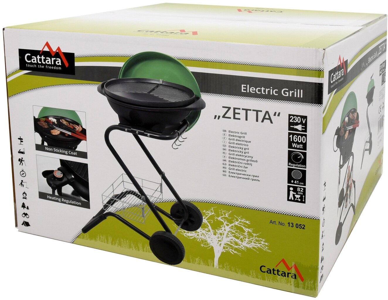 Cattara Zetta hinta ja tiedot | Sähkögrillit | hobbyhall.fi