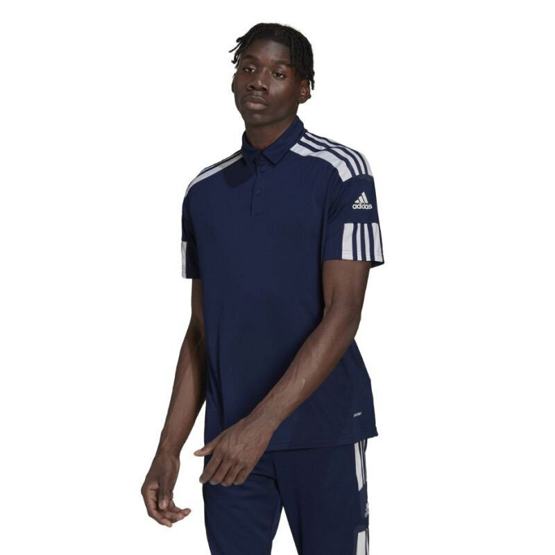 Miesten paita adidas Squadra 21 Polo tummansininen HC6277 hinta ja tiedot | Miesten T-paidat | hobbyhall.fi