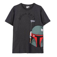 Boba Fett Miesten lyhythihainen T-paita S0730879 Harmaa hinta ja tiedot | Miesten T-paidat | hobbyhall.fi