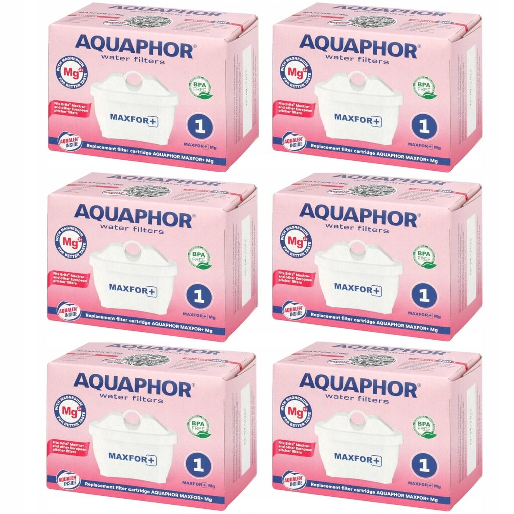 Aquaphor Maxfor, 5 kpl. hinta ja tiedot | Veden suodatinkannut ja suodattimet | hobbyhall.fi