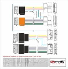 EinParts, Autoliitin ISO-liitin Chrysler, Dodge, Jeep hinta ja tiedot | Lisätarvikkeet autoiluun | hobbyhall.fi