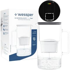 Wessper D2 Borosilicate FutureFlow, 1 kpl. hinta ja tiedot | Veden suodatinkannut ja suodattimet | hobbyhall.fi