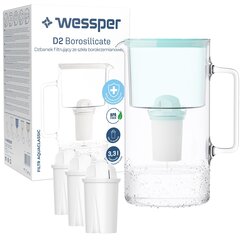 Wessper AquaClassic D2, 4 kpl. hinta ja tiedot | Veden suodatinkannut ja suodattimet | hobbyhall.fi