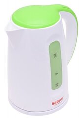 SATURN ST-EK8439U White/Green 1,7L 2200W hinta ja tiedot | Vedenkeittimet | hobbyhall.fi