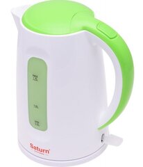 SATURN ST-EK8439U White/Green 1,7L 2200W hinta ja tiedot | Vedenkeittimet | hobbyhall.fi