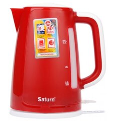 Saturn ST-EK8435U Red 1,7L 2200W hinta ja tiedot | Vedenkeittimet | hobbyhall.fi