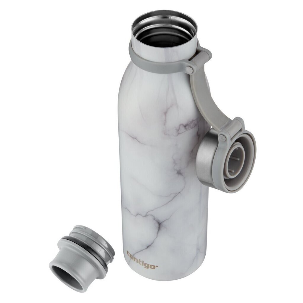 Vesipullo Contigo Matterhorn Couture Thermal Bottle 590ml - White Marble, 2104548 hinta ja tiedot | Juomapullot | hobbyhall.fi