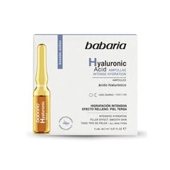 Kasvoseerumiampullit Babaria Hyaluronic Acid (2 ml) hinta ja tiedot | Kasvoöljyt ja seerumit | hobbyhall.fi