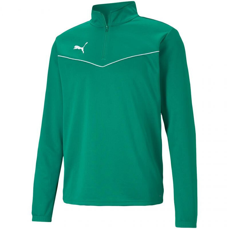 Miesten neule Puma Rise 1 4 Zip Top Pepper Gre 657394 05, vihreä hinta ja tiedot | Miesten puserot ja hupparit | hobbyhall.fi