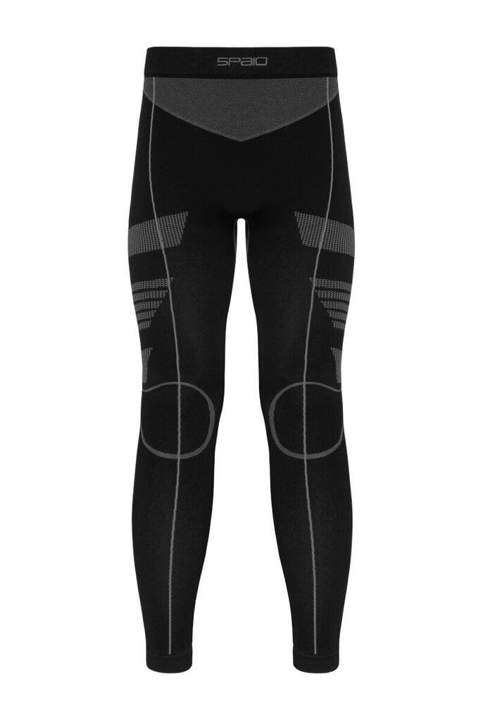 Miesten leggingsit Spaio Thermo-Evo (musta, harmaa) hinta ja tiedot | Miesten kerrastot | hobbyhall.fi