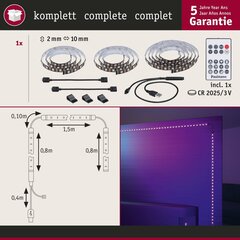 Paulmann LED USB LED TV nauhavalaistus 75 tuumaa 3,1m 5W 60LEDs/m RGB+ hinta ja tiedot | LED-valonauhat | hobbyhall.fi