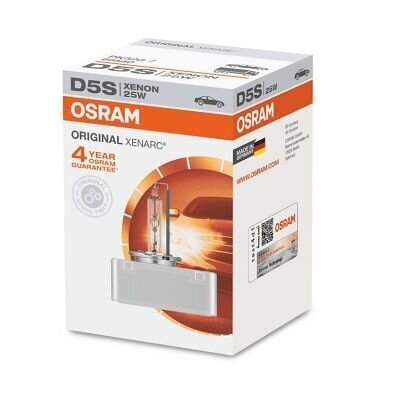 Osram xenonlamppu D5S Xenarc 25W PK32D-7, 1 kpl. hinta ja tiedot | Polttimot | hobbyhall.fi