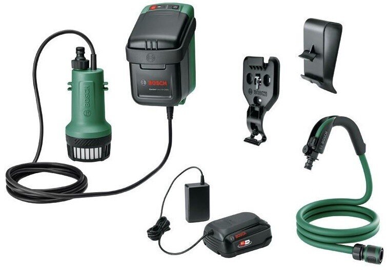 Sadevesipumppu Bosch GardenPump 18V-2000 06008C4202 hinta ja tiedot | Vesipumput ja -painesäiliöt | hobbyhall.fi