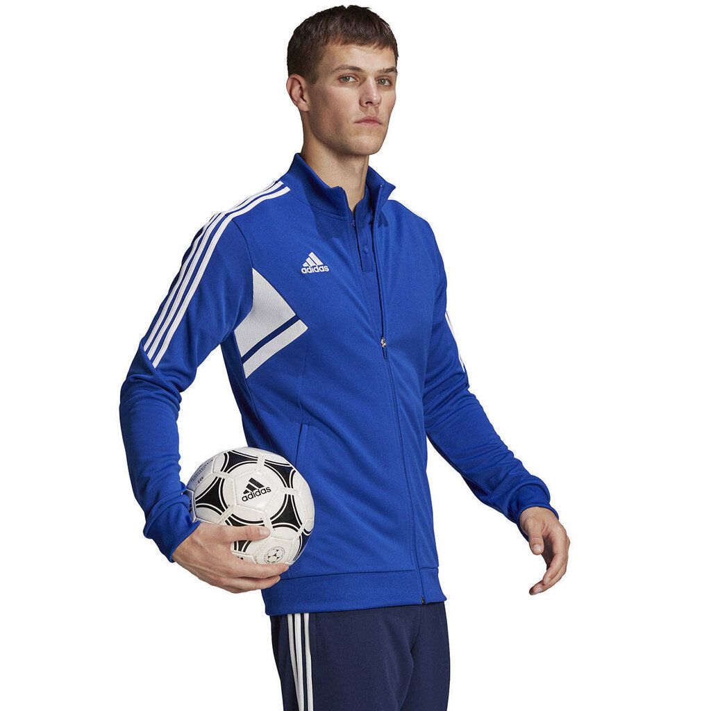 Miesten neule Adidas Condivo 22 Track Jacket, sininen hinta ja tiedot | Miesten puserot ja hupparit | hobbyhall.fi