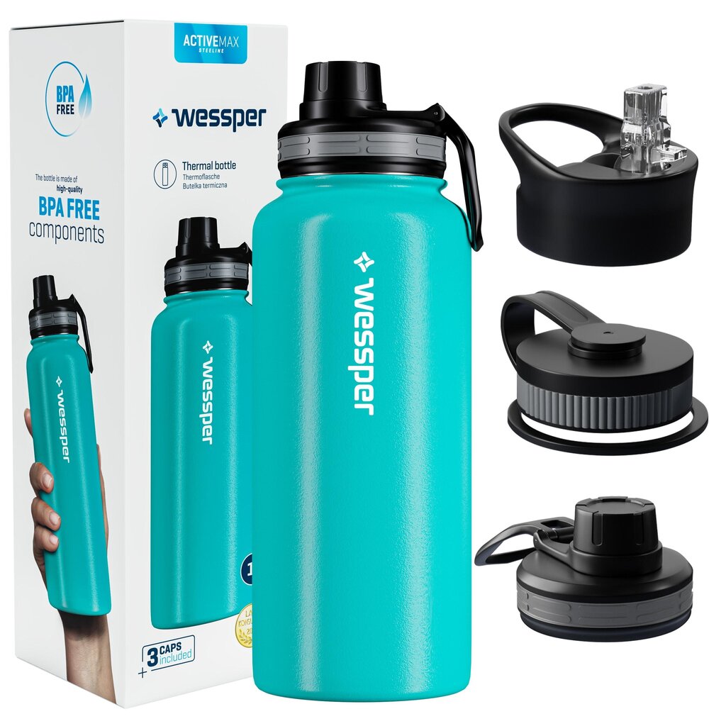 Drinkker Wessper ActiveMax Steeline, 1000ml hinta ja tiedot | Juomapullot | hobbyhall.fi