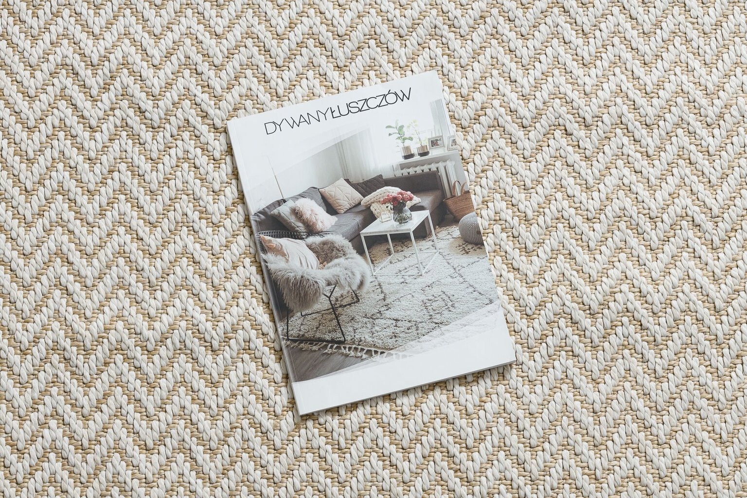 Matto ORIGI 3726 kerma - Zigzag litteä SISAL - nauha hinta ja tiedot | Isot matot | hobbyhall.fi