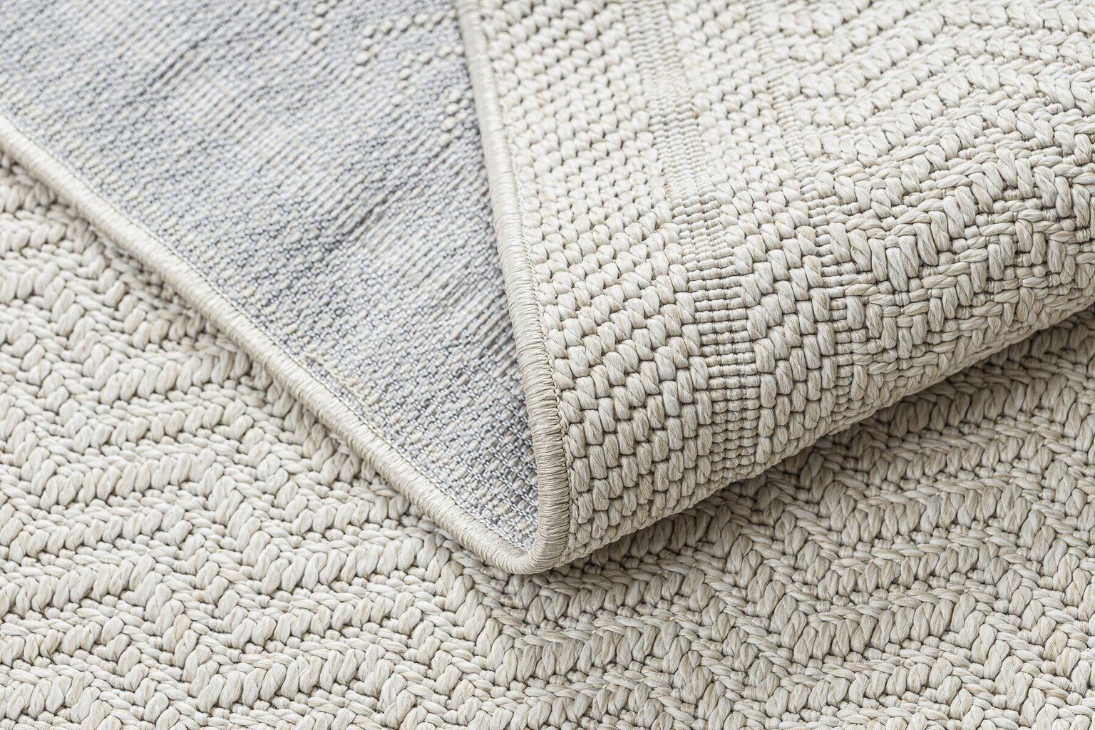 Matto ORIGI 3739 kerma - Kehys, kalanruoto litteä SISAL - beige hinta ja tiedot | Isot matot | hobbyhall.fi