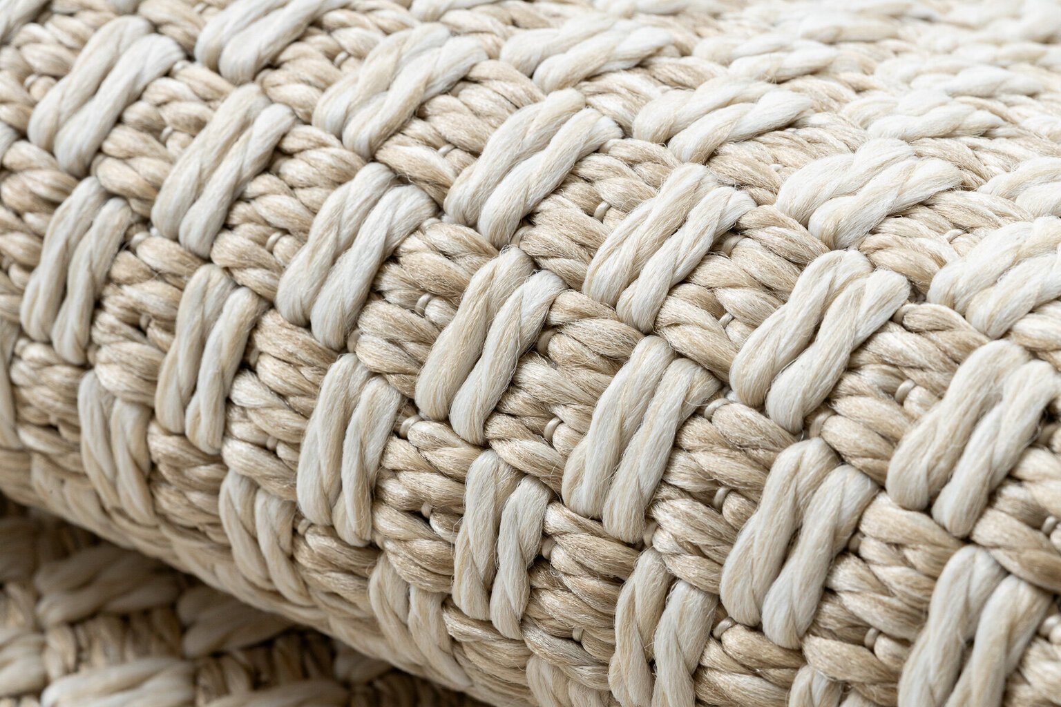 Matto ORIGI 3555 kerma - litteä SISAL - beige hinta ja tiedot | Isot matot | hobbyhall.fi