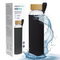 Juomapullo Aquafloow NeoGlass, 700ml hinta ja tiedot | Juomapullot | hobbyhall.fi