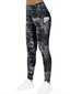 Tie-dye-kuviolla ja taskuilla varustetut urheiluleggingsit, Electronics LV-120380, monivärinen, 1 kpl hinta ja tiedot | Naisten urheiluvaatteet | hobbyhall.fi