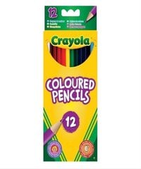 crayola värikynät, 12 kpl. hinta ja tiedot | Taide- ja askartelutarvikkeet | hobbyhall.fi