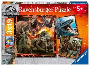 ravensburger fallen kingdom palapelisarja, 08054, 3 x 49 d. hinta ja tiedot | Palapelit | hobbyhall.fi