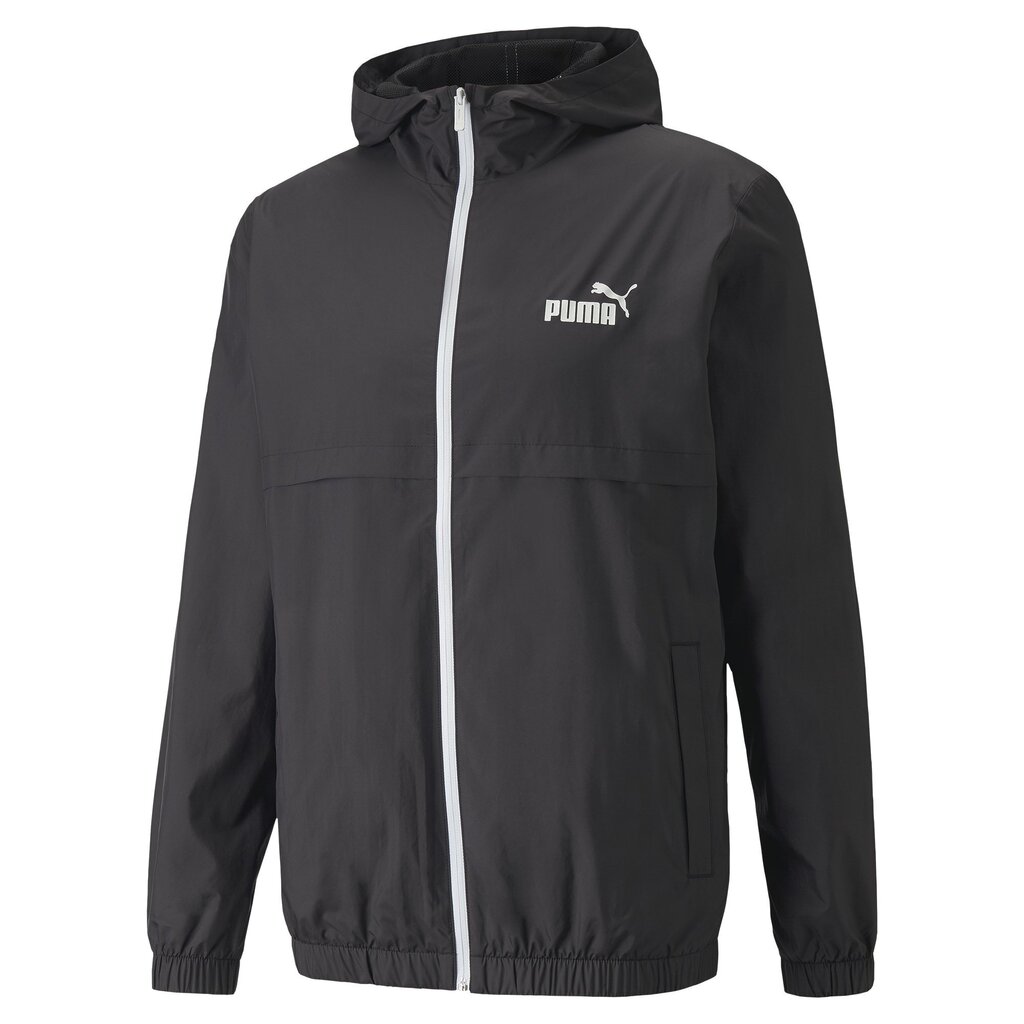 Miesten takki Puma Solid WindBreaker 847484014064535459012, musta hinta ja tiedot | Miesten ulkoilutakit | hobbyhall.fi