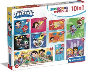 puzzle clementoni supercolor dc comics, 10in1 hinta ja tiedot | Palapelit | hobbyhall.fi