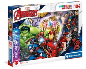 diamond puzzle clementoni marvel avengers 104 palaa 20181 hinta ja tiedot | Palapelit | hobbyhall.fi