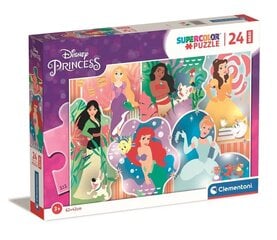 Osan numero 24232 Tuotemerkki Disney Princess Tyyppi Lapsille Elementtien lukumäärä 24 Kuvan koko 62 x 42 cm Vähimmäisikä 3 vuotta Sukupuoli Tytöt hinta ja tiedot | Palapelit | hobbyhall.fi