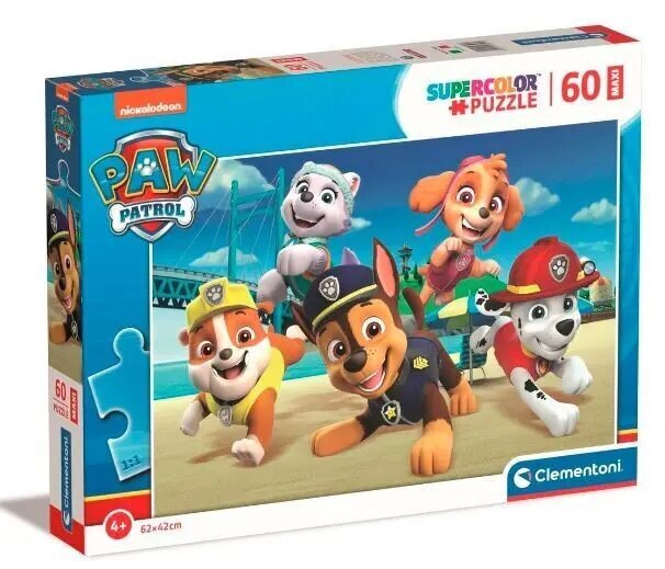 palapeli clementoni paw patrol (koirien partio), 60 d. hinta ja tiedot | Palapelit | hobbyhall.fi