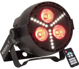 PAR-MINI-STR valonheitin 3 x 4W RGBW LED PAR 18x 0.5W SMD LED stroboskooppi hinta ja tiedot | Juhlakoristeet | hobbyhall.fi