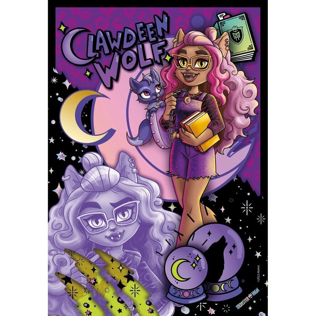 monster high clawdeen wolf puzzle, 150 d. hinta ja tiedot | Palapelit | hobbyhall.fi