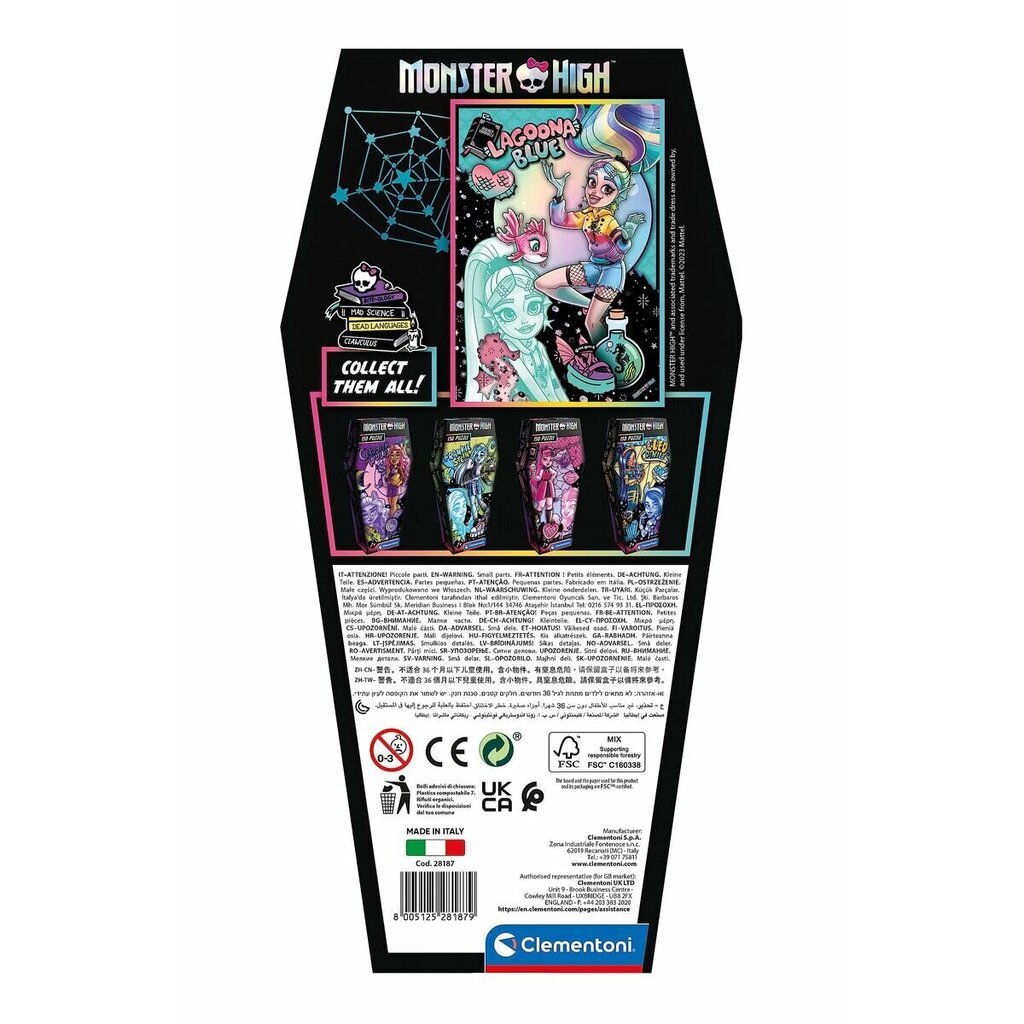 puzzle monster high lagoona blue, 150 d. hinta ja tiedot | Palapelit | hobbyhall.fi