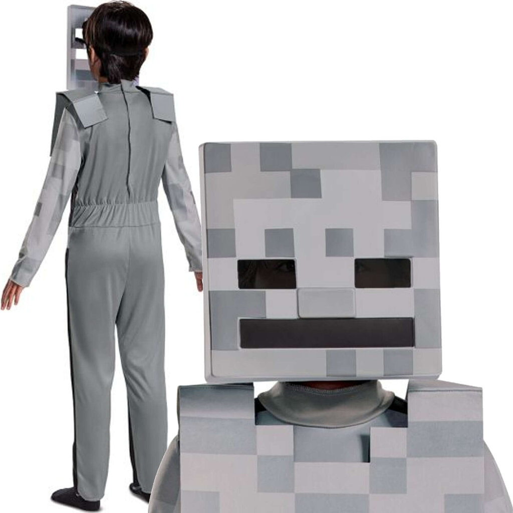 Karnevaaliasu Karnevaaliasu Minecraft Skeleton Disguise, 1 kpl. hinta ja tiedot | Naamiaisasut | hobbyhall.fi