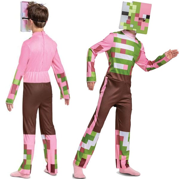 Karnevaaliasu Karnevaaliasu Minecraft Halloween Zombie Pigman, 1 kpl.