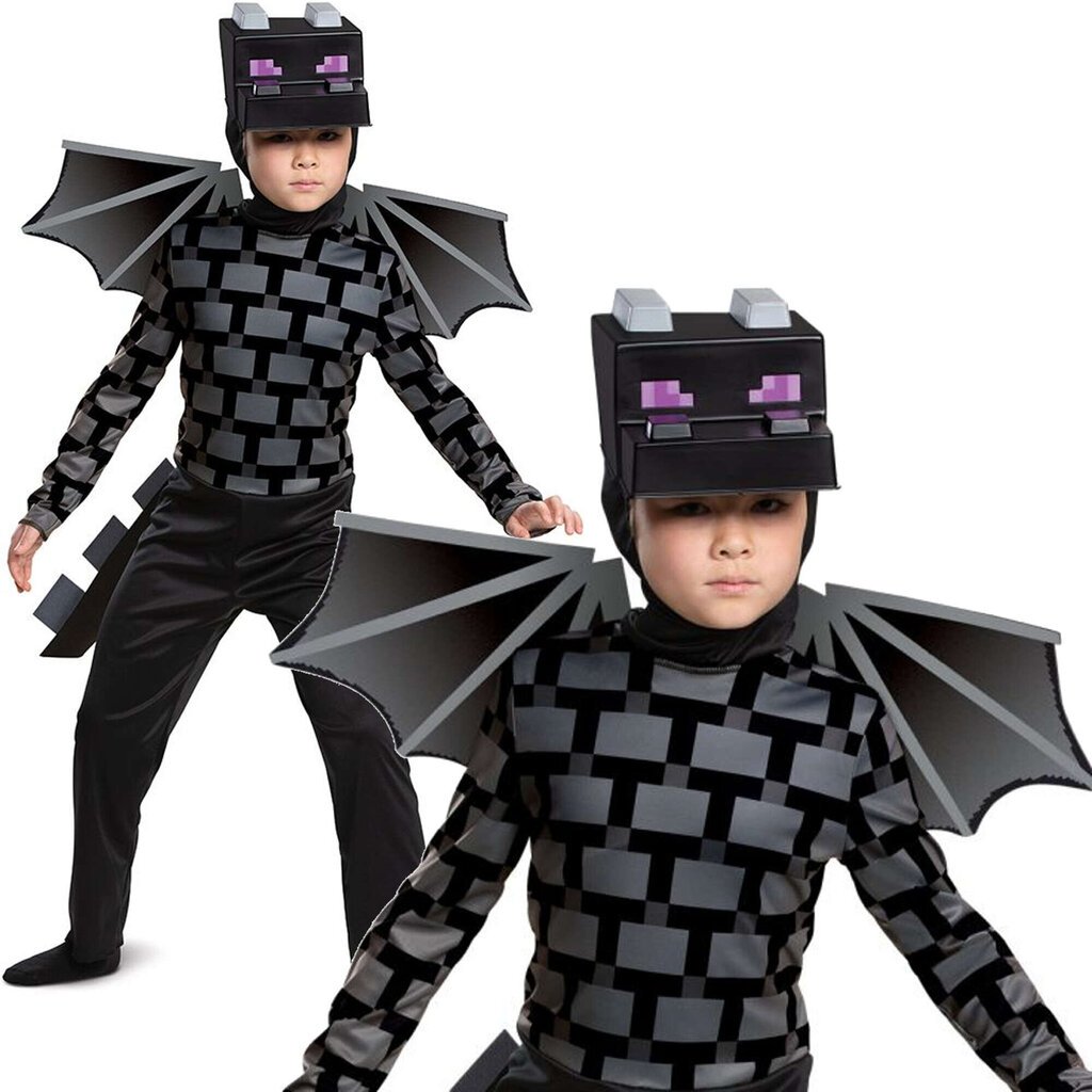 Karnevaaliasu Minecraft Halloween Ender, 4-6 vuotta hinta ja tiedot | Naamiaisasut | hobbyhall.fi