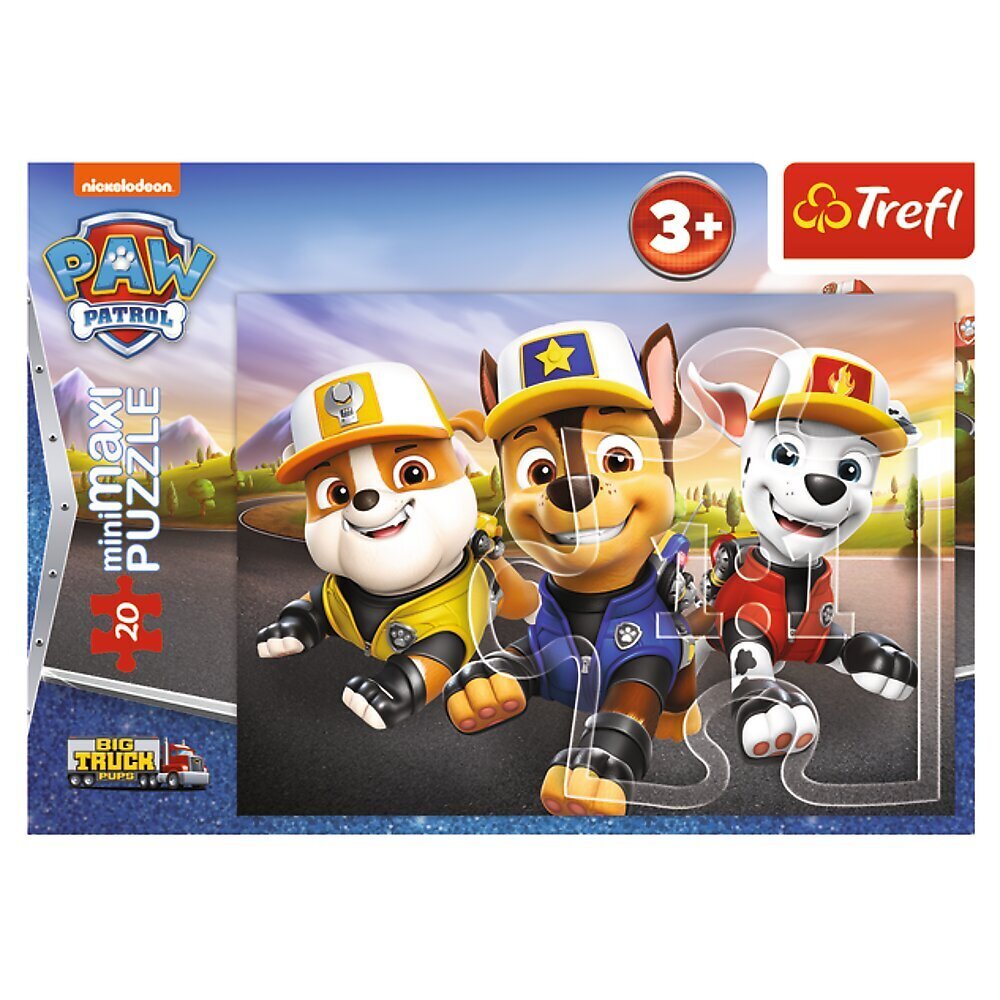 puzzle paw patrol puppies-patrol trefl, 20 kpl. hinta ja tiedot | Palapelit | hobbyhall.fi