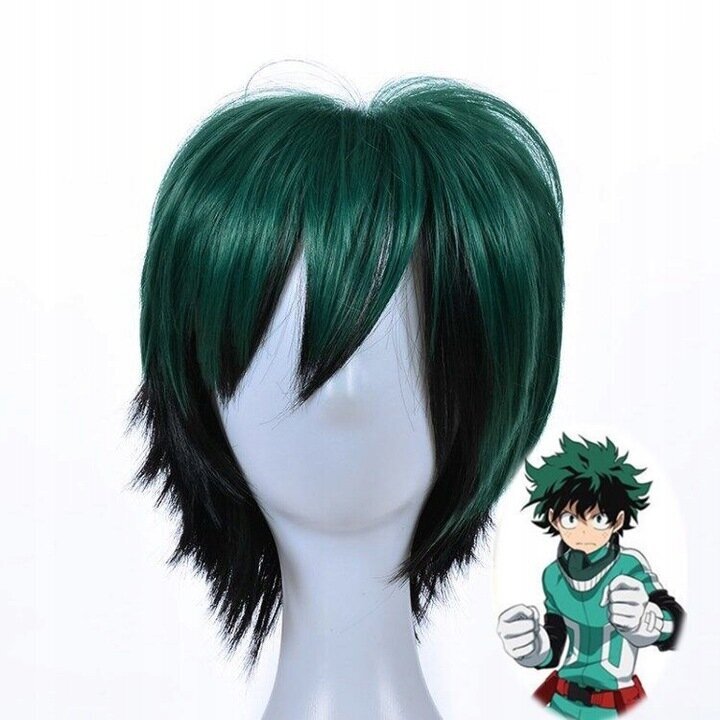 Izuku Midoriya peruukki Manga, W41 hinta ja tiedot | Naamiaisasut | hobbyhall.fi