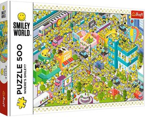 puzzle missä on smiley trefl, 500 d. hinta ja tiedot | Palapelit | hobbyhall.fi