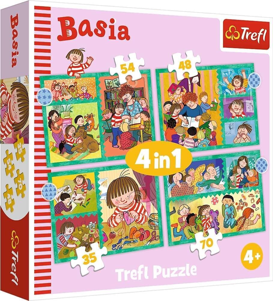 trefl 4in1 basian seikkailut, 207 kpl. hinta ja tiedot | Palapelit | hobbyhall.fi