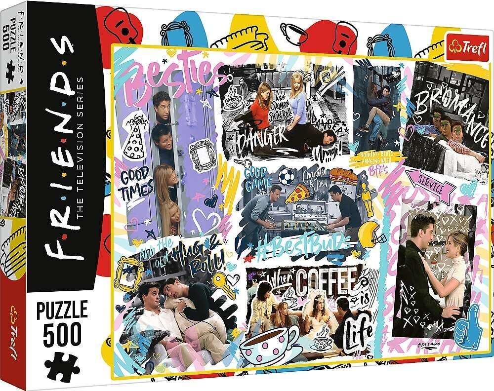 puzzle friends collage trefl, 500 d. hinta ja tiedot | Palapelit | hobbyhall.fi