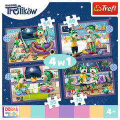 trefl treflik family 4in1 palapelisarja hinta ja tiedot | Palapelit | hobbyhall.fi