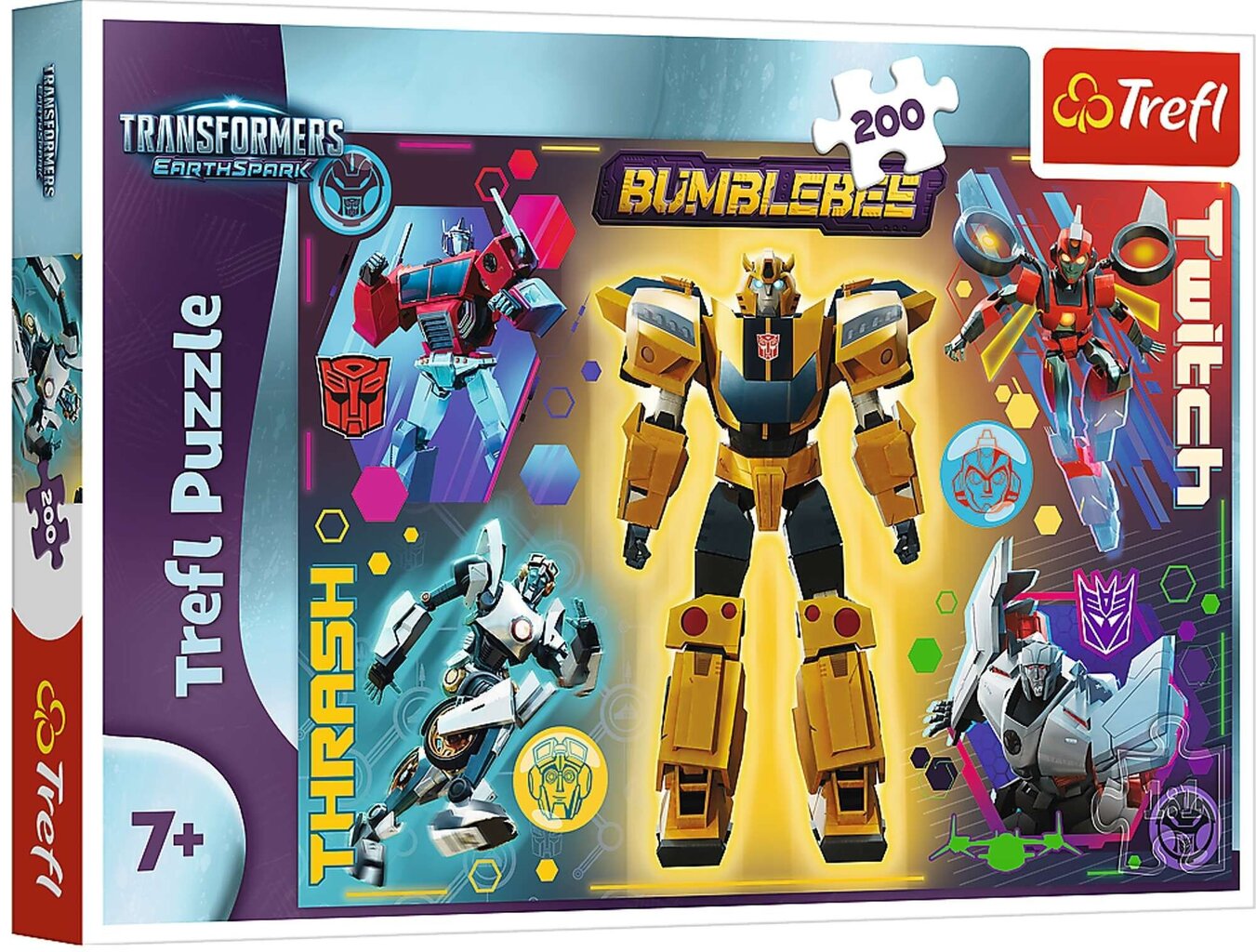 transformers puzzle trefl, 200 kpl. hinta ja tiedot | Palapelit | hobbyhall.fi