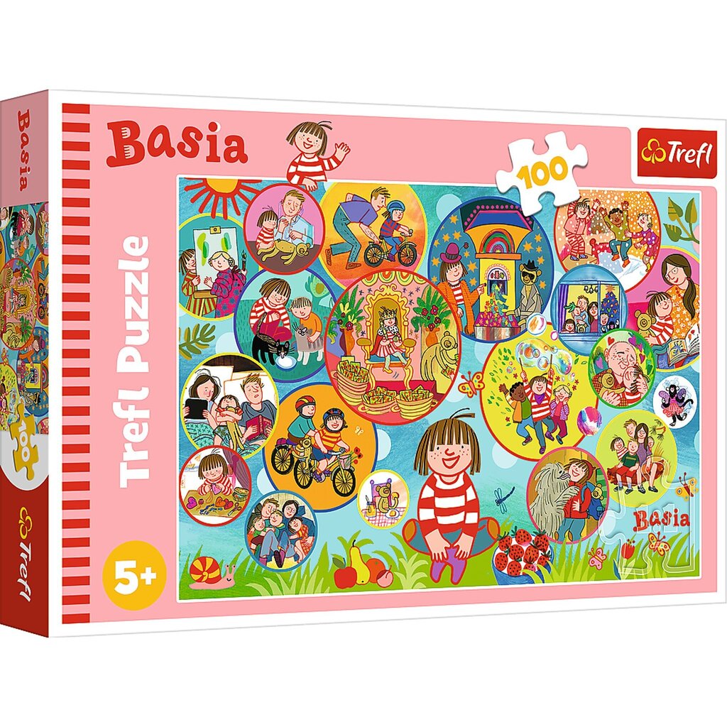 puzzle trefl vietä päivä basian kanssa 5+, 100 d. hinta ja tiedot | Palapelit | hobbyhall.fi