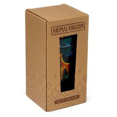 4 piknikkupin setti - Animal Kingdom 450ml hinta ja tiedot | Retkiastiat | hobbyhall.fi