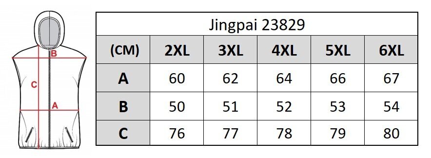 Miesten liivi Jingpai 23829, sininen hinta ja tiedot | Miesten liivit | hobbyhall.fi